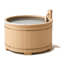 Hot Tub mit Holzofen