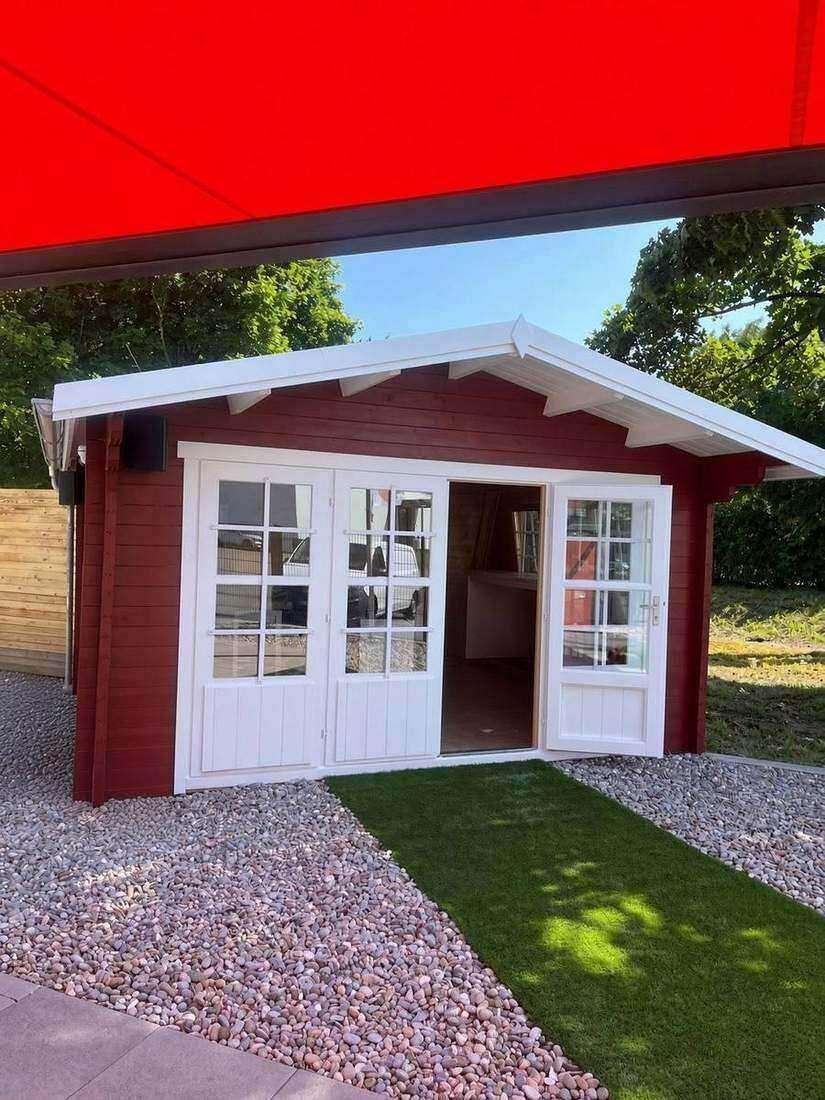 Gartenhaus aus Holz Ausstellung GardenLux