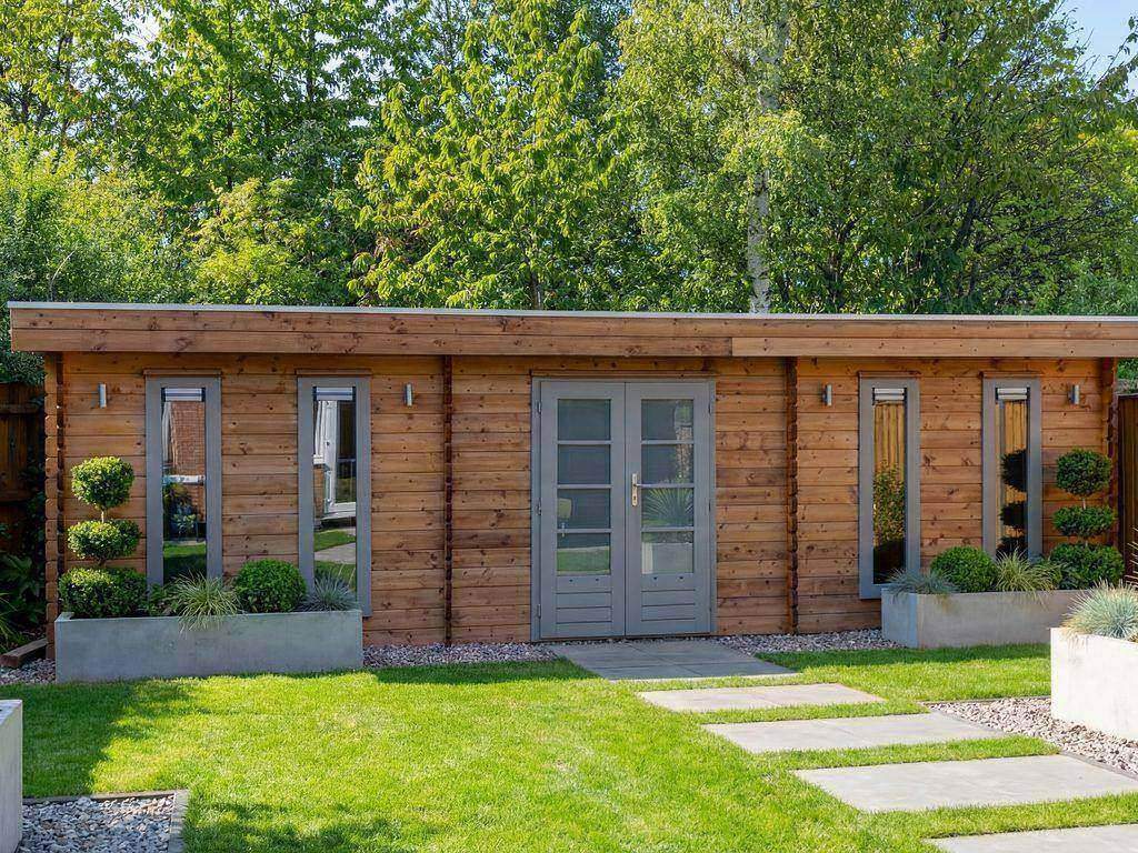 Gartenhaus Madrid als Gartenbüro / Homeoffice