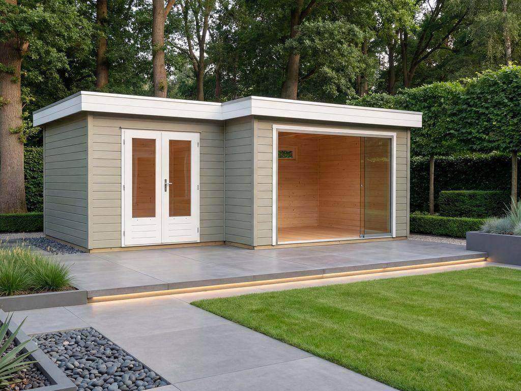 Gartenhaus Zürich als Gartenbüro / Homeoffice