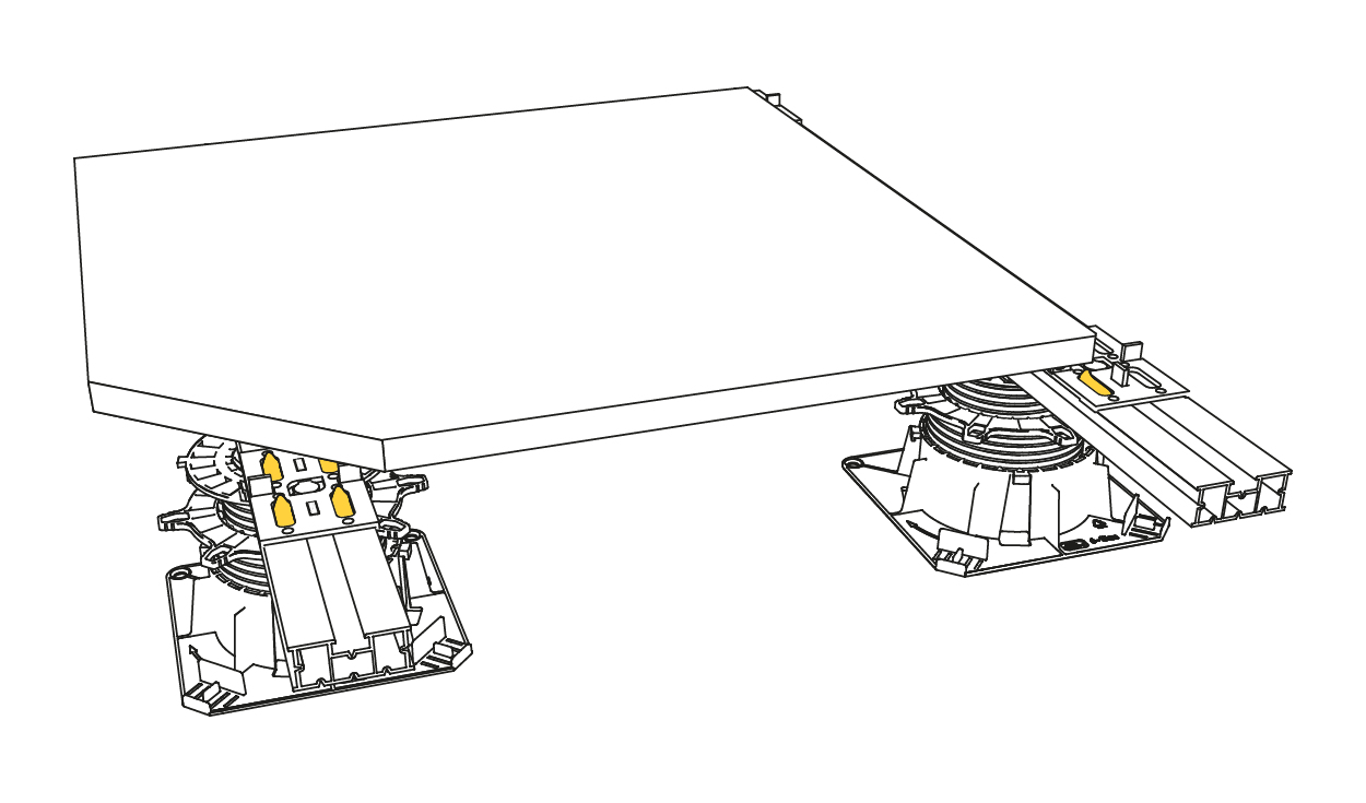 Alu-Profilsystem Terrassenplatten – Systemübersicht