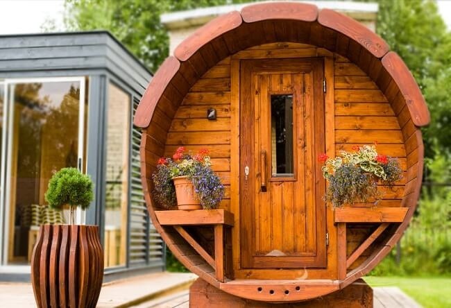 Saunafass Fasssauna GardenLux