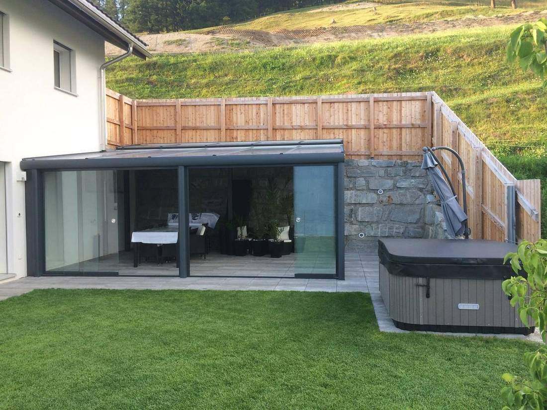 Glasschiebewände