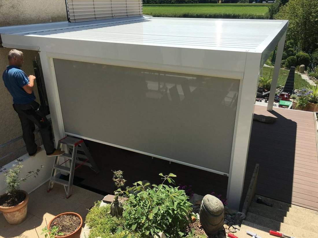 ZIP an Terrassenüberdachung